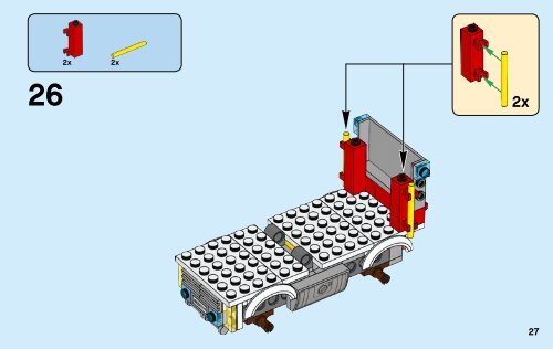 Lego Fire Utility Truck - 60111 (2016) - Fire Boat BI 3004/56 /65 g, 60111 1/2 V29