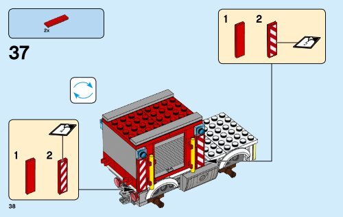 Lego Fire Utility Truck - 60111 (2016) - Fire Boat BI 3004/56 /65 g, 60111 1/2 V29