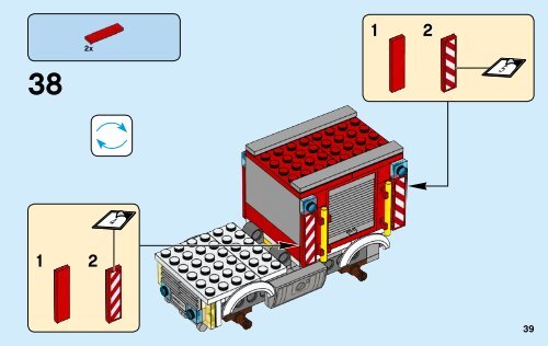 Lego Fire Utility Truck - 60111 (2016) - Fire Boat BI 3004/56 /65 g, 60111 1/2 V29