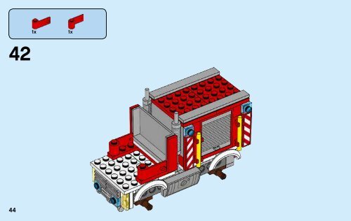 Lego Fire Utility Truck - 60111 (2016) - Fire Boat BI 3004/56 /65 g, 60111 1/2 V29