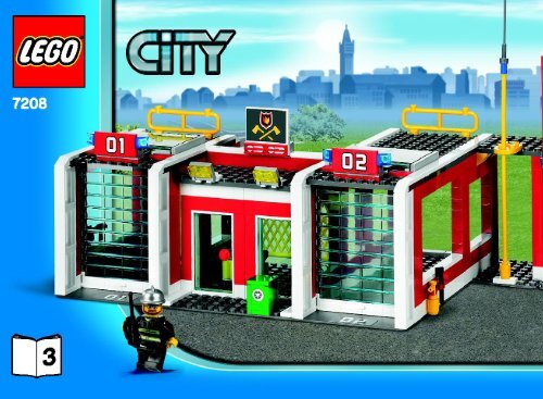 lego city fire station 7208