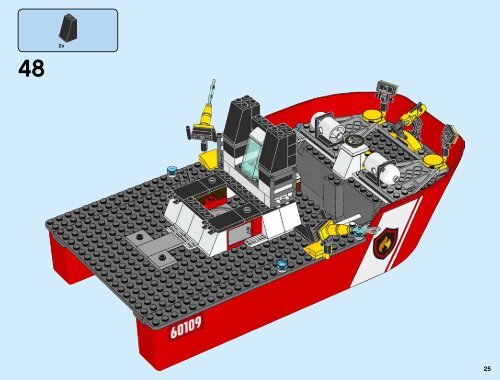 Lego Fire Boat - 60109 (2016) - Fire Boat BI 3019/72+4*,60109 3/3V29