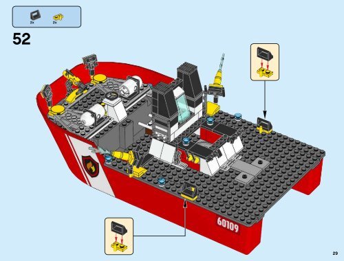 Lego Fire Boat - 60109 (2016) - Fire Boat BI 3019/72+4*,60109 3/3V29