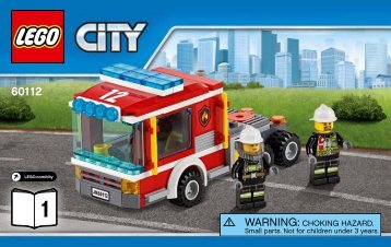 Lego Fire Engine - 60112 (2016) - Fire Engine BI 3004/56  /65 g, 60112 1/2 V39