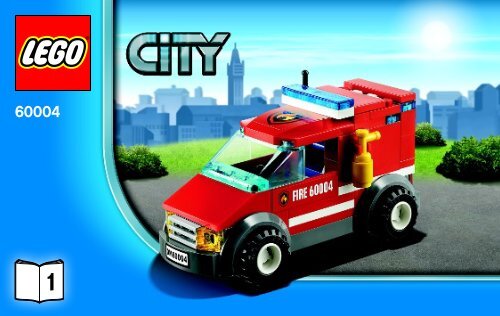 Lego Fire Station 60004 2013 4x4 Fire Truck Bi 3004 32