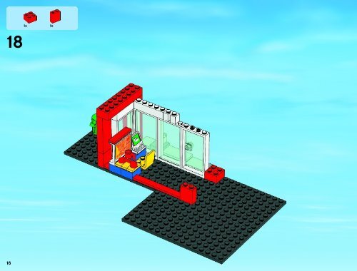 Lego Fire Station - 60004 (2013) - 4x4 Fire Truck BI 3019/64+4*- 60004 V29 4/5