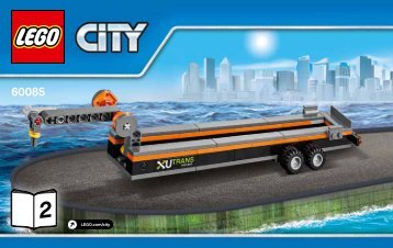 Lego 4x4 with Powerboat - 60085 (2014) - Dune Buggy Trailer BI 3004/36, 60085 V29 2/3