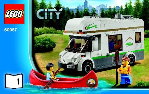 Lego Camper Van - 60057 (2013) - Race Car BI 3004/48 -60057 V29 1/2