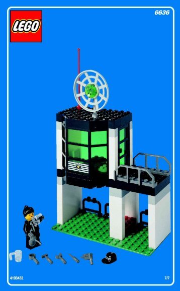 Lego POLICE HEADQUARTER - 6636 (2002) - Super Pack BI 6636 SIDEBYGNING 7/7