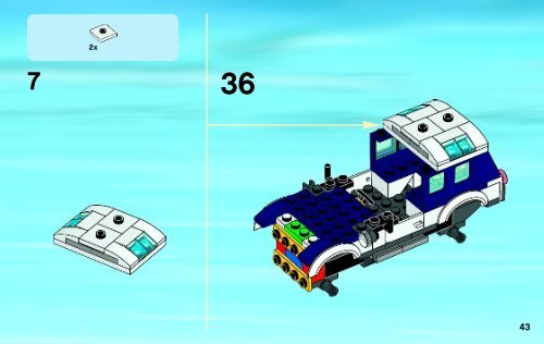 Lego Crooks&rsquo; Hideout - 60068 (2015) - Police Patrol BI 3004/64+4-65*-60068 V39 2/4