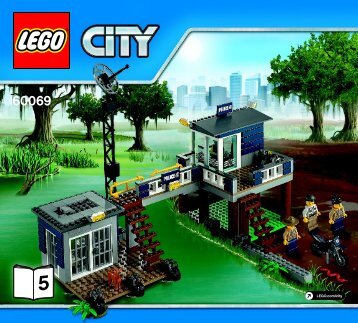 Lego Swamp Police Station - 60069 (2015) - Police Patrol BI 3017 / 60+4 - 65/115g - 60069 V39 5/6