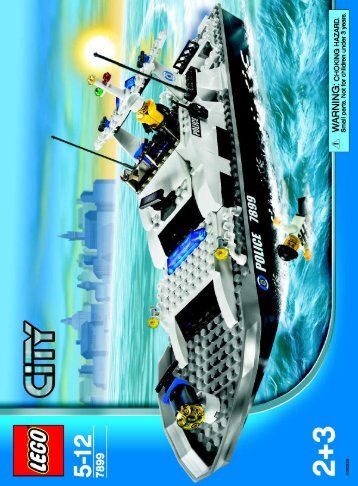 Lego Police Boat - 7899 (2006) - Police Boat BUILDING INSTRUC, 2/2 7899 NA