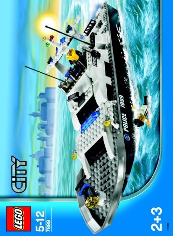 Lego Police Boat - 7899 (2006) - Police Boat BUILDING INSTRUC, 2/2 7899 IN