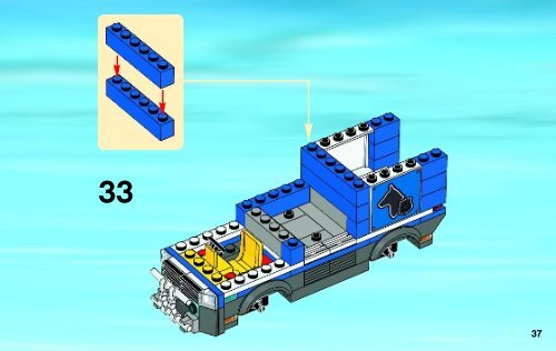 Lego Police Dog Van - 4441 (2011) - Police Dog Van BI 3004 60/ - 4441 V29 2/2