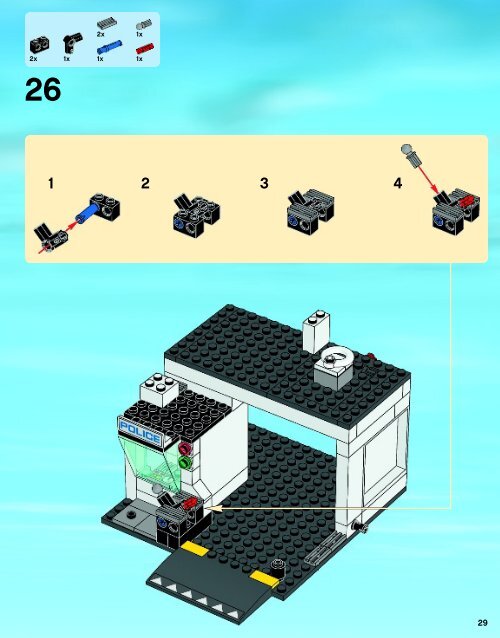 Lego Police Station - 60047 (2014) - Police Patrol BI 3016/72+4  60047 5/6 V29