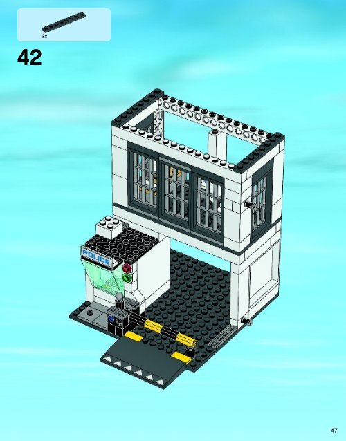 Lego Police Station - 60047 (2014) - Police Patrol BI 3016/72+4  60047 5/6 V29