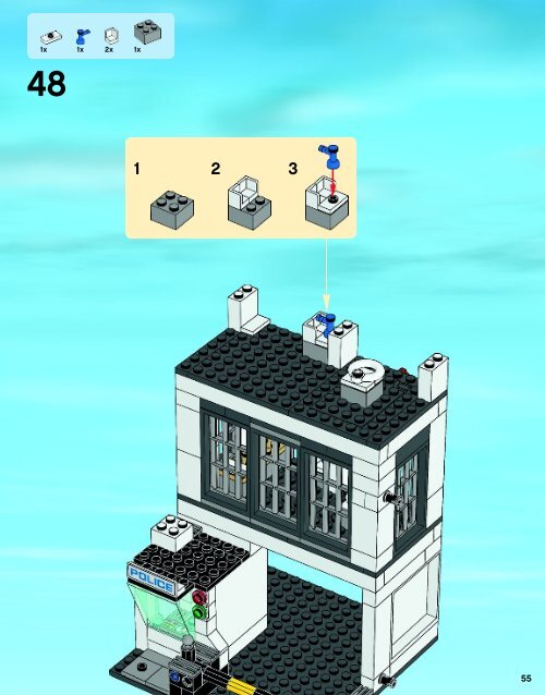 Lego Police Station - 60047 (2014) - Police Patrol BI 3016/72+4  60047 5/6 V29