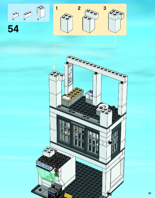 Lego Police Station - 60047 (2014) - Police Patrol BI 3016/72+4  60047 5/6 V29