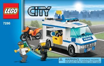 Lego Prisoner Transport - 7286 (2010) - Police Minifigure Collection BI 3004/60+4 - 7286 V. 39