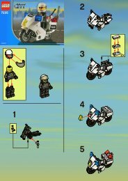Lego CITY Police - 66257 (2008) - Super Pack BUILDING INSTR  006 - 7235 IN