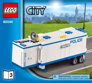 Lego Mobile Police Unit - 60044 (2014) - Police Dog Van BI 3017/48-65G, 60044 3/3 V39