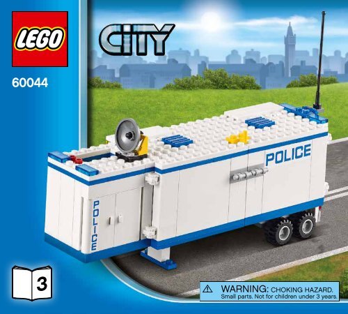 Lego Mobile Police Unit - 60044 (2014) - Police Dog Van BI 3017/48-65G,  60044 3/3