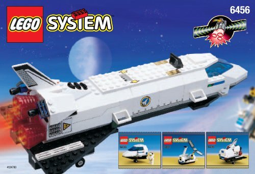 Lego Space Port Shuttle Launch - 6456 (1999) - Space Port Shuttle Launch BUIL.INS.6456 SPACE SC.1/7-3/7