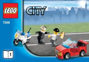 Lego Mobile Police Unit - 7288 (2010) - Police Minifigure Collection BI 3010/24 - 7288 V. 29 1/3