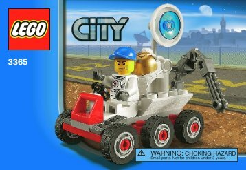 Lego Space Moon Buggy - 3365 (2011) - Space Moon Buggy BI 3001/24 - 3365 NA