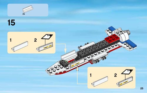 Lego Training Jet Transporter - 60079 (2015) - Space Moon Buggy BI 3004/64+4-65*, 60079 V29 3/3