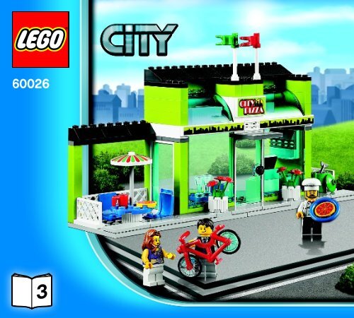 Lego Town Square - 60026 (2013) - Glider BI 3017 / 60+4 - 65/115g, 60026  V39 3/