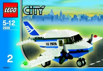 Lego City In-Flight 2006 - 2928 (2006) - TURBO RACER (OLD 6618) BUILDING INSTRUC, 2/2 ART.2928