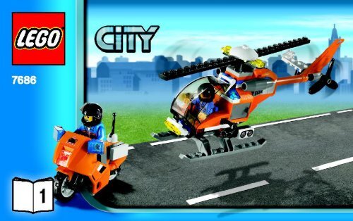 Lego Helicopter Transporter 7686 2009 CITY Value Pack BI 3004 32 7686 V29 1 2