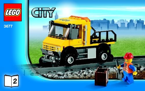 lego city 3677 red cargo train