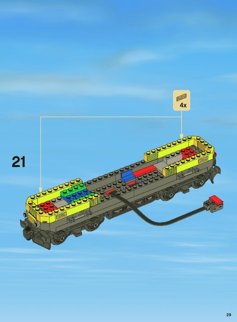 Lego Cargo Train - 7939 (2010) - Train Station BI 3006/60+4, 7939 V. 39 1/6