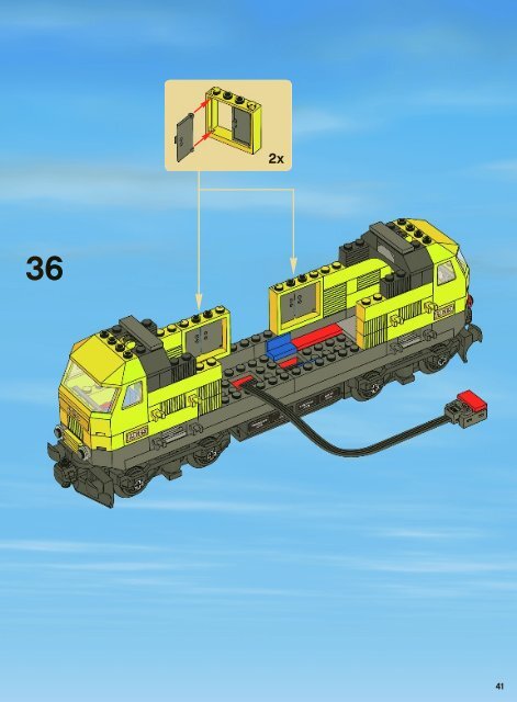 Lego Cargo Train - 7939 (2010) - Train Station BI 3006/60+4, 7939 V. 39 1/6