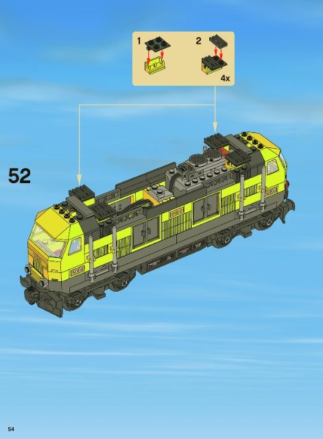 Lego Cargo Train - 7939 (2010) - Train Station BI 3006/60+4, 7939 V. 39 1/6