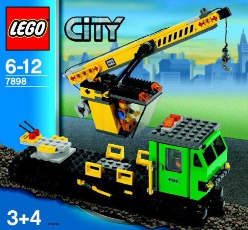 Lego Cargo Train Deluxe - (2006) - Train - 7895-7896-7897 BUILD 3005, 3-4/8
