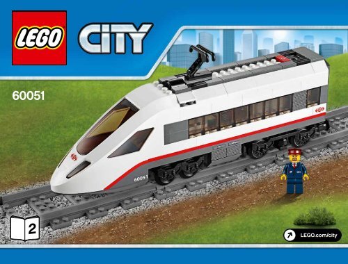 Lego High-speed Passenger Train - 60051 (2014) - Freight Loading Station BI 3019/68+4*, 60051 2/4 V39