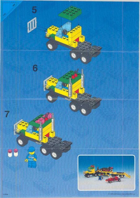 Lego Formula 1 Transporter - 6432 (1999) - LEGO&reg; Truck BUILD.INST.6432 TRUCK 1/4