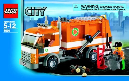 how to build a lego garbage truck