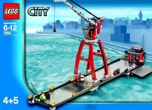 Lego LEGO City Harbor 7994 2007 Container Stacker BUILD.INSTR.3006 7994 3 3