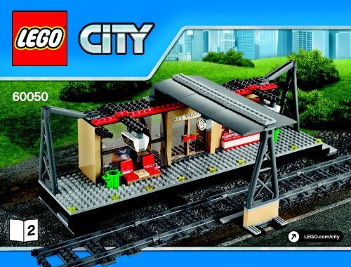 Lego Train Station - 60050 (2014) - Freight Loading Station BI 3019/48-65G  - 60050 2/3 V29