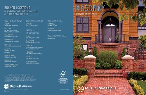 MASONRY - Mutual Materials