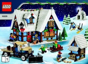 Lego Winter Village Cottage - 10229 (2012) - Maersk Train BI 3006/72+4*- 10229 V29/39 1/2