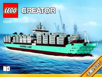 Lego Maersk Line Triple-E - 10241 (2014) - Sydney Opera Houseâ¢ BI 3019/80+4*- 10241 BOOK 1/2 V29