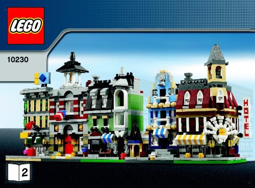 Lego Mini Modulars - 10230 (2012) - Maersk Train BI 3006/40 - 10230 V46 2/2
