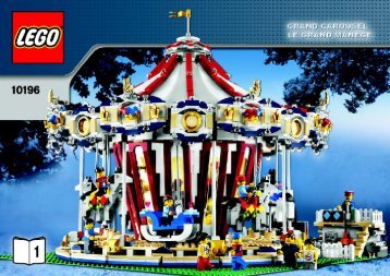 Lego Grand Carousel - 10196 (2009) - Build the breathtaking Taj Mahal! BI 3008/64 - 10196 V46 1/2