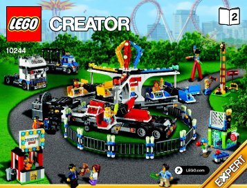 Lego Fairground Mixer - 10244 (2014) - Sydney Opera Houseâ¢ BI 3019/76+4*- 10244 2/3 V29