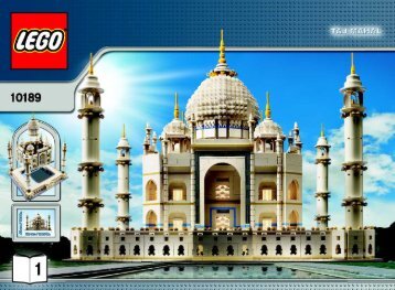 Lego Build the breathtaking Taj Mahal! - 10189 (2008) - Build the breathtaking Taj Mahal! BUILD. INSTRUC.3006, 10189 1/3